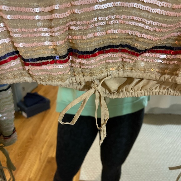 TULAROSA Bree Blouse in Blue Multi Stripe - Picture 6 of 8